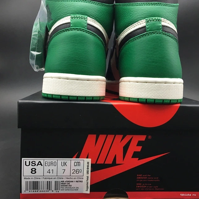 Rep TB Packable 3781 Jordan1 Pine Green 555088- Retro 1025